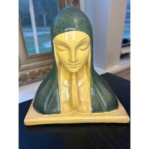 Vintage Chalk Madonna Bust